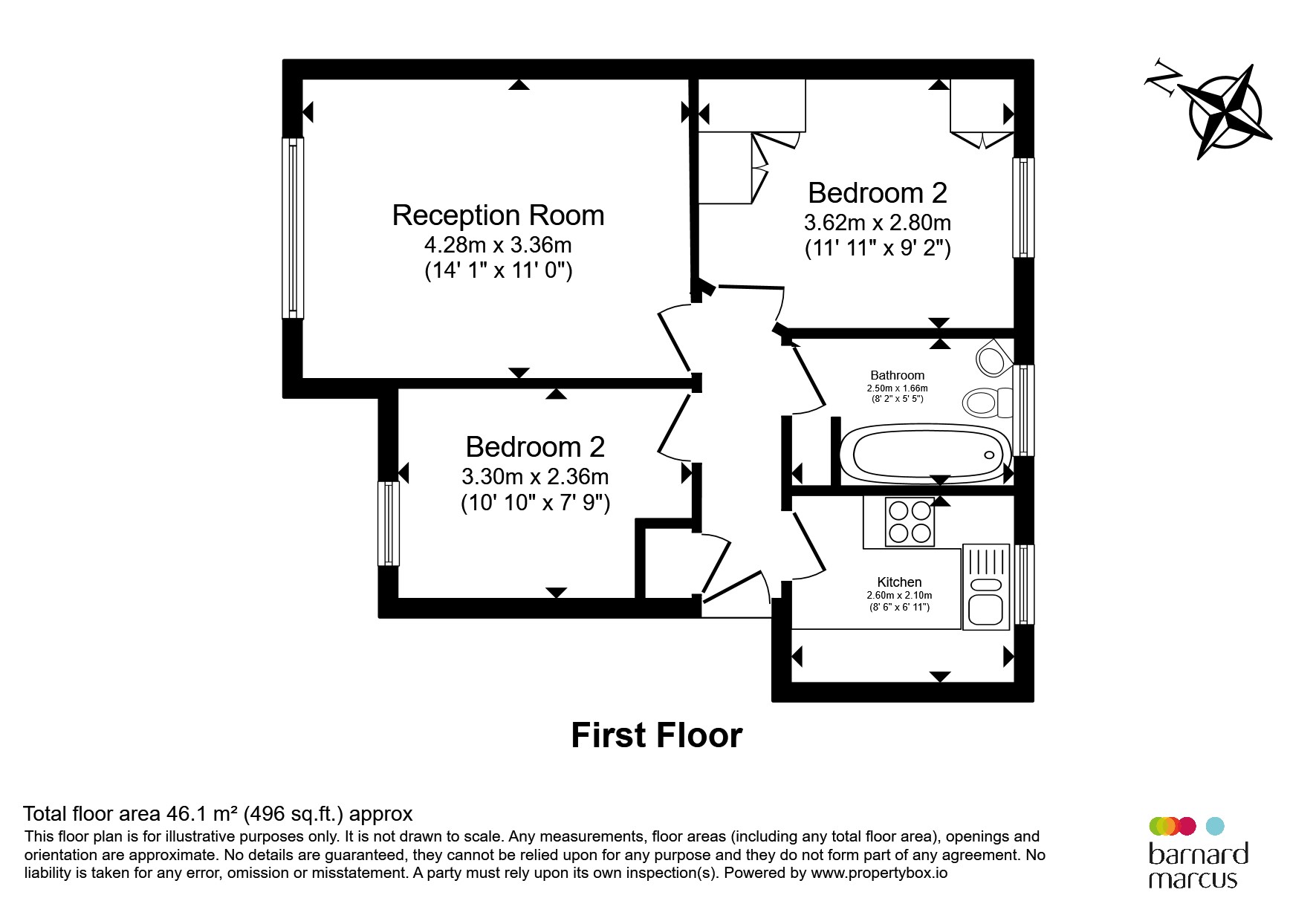 50, Central Gardens, Morden floorplan