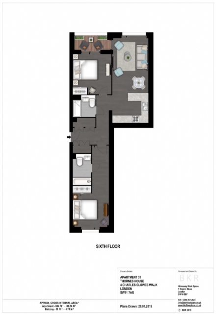 2 Bedrooms Flat to rent in Thornes House, 4 Charles Clowes Walk, Nine Elms, London SW11