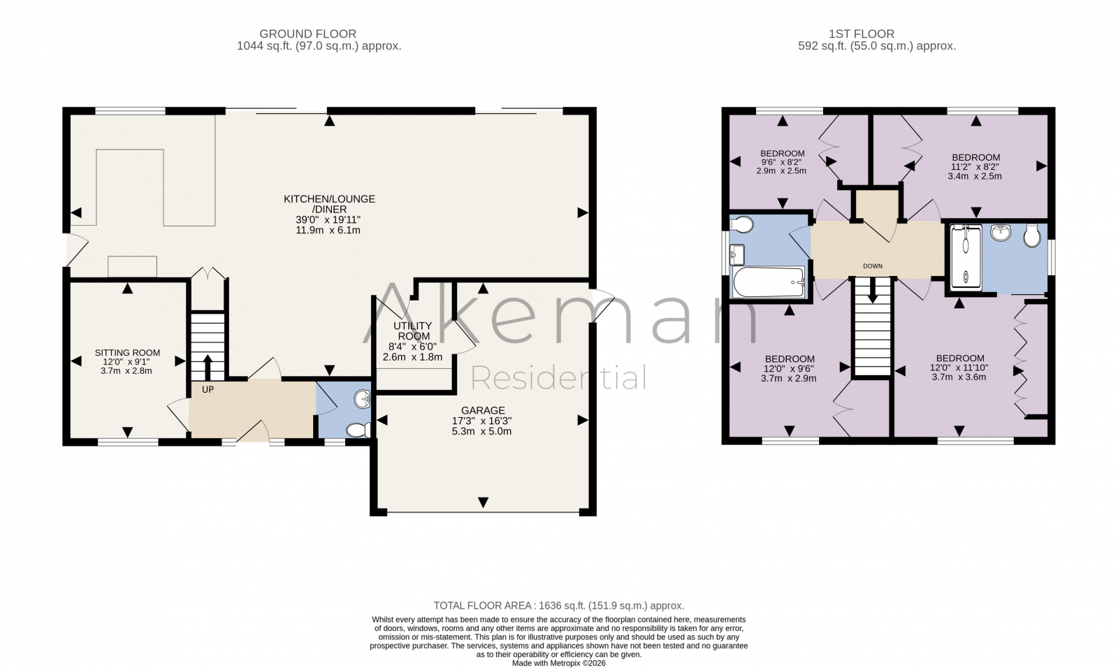 9, Clarkes Spring, Tring floorplan