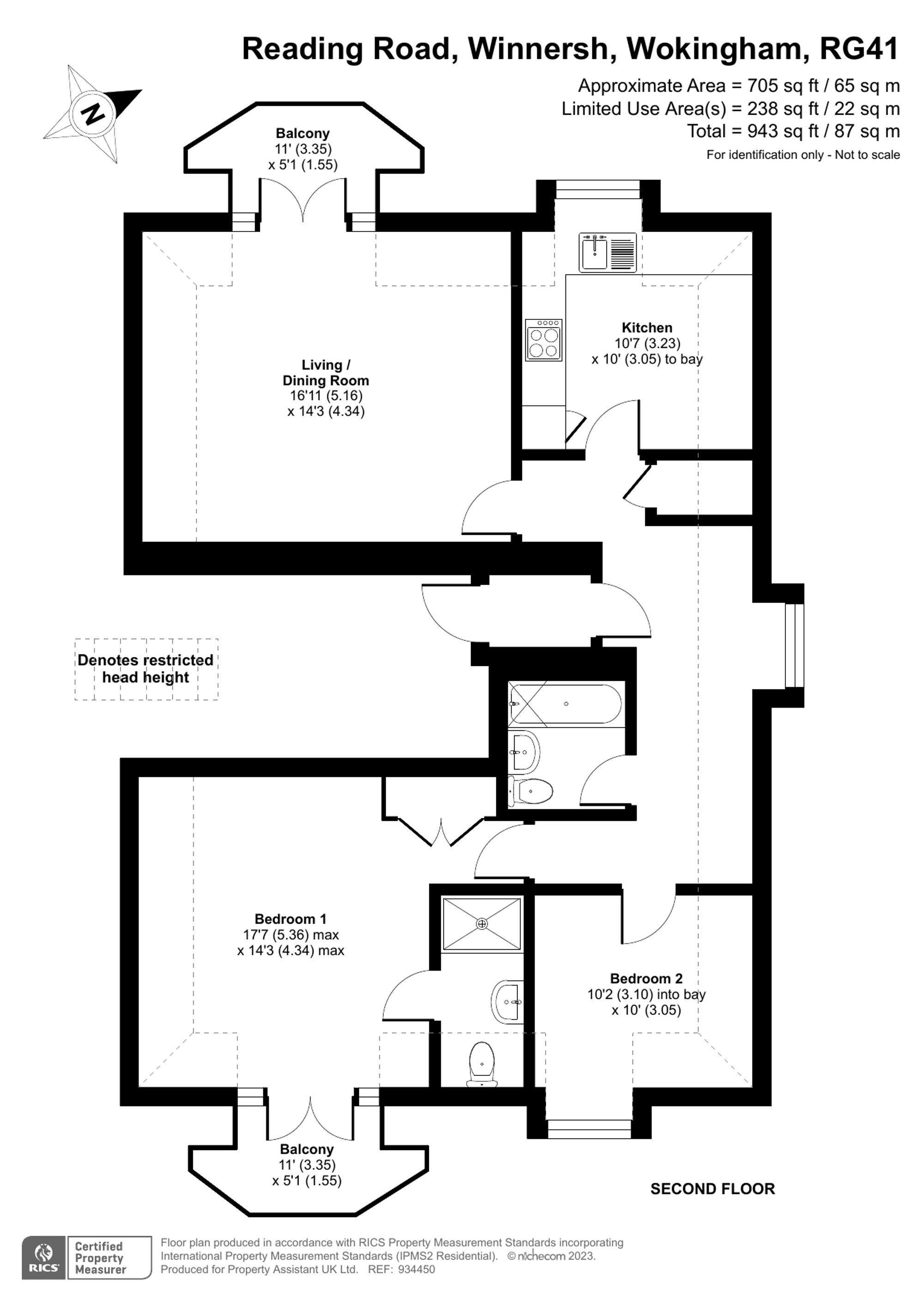 Flat 5, 400 Reading Road, Wokingham floorplan