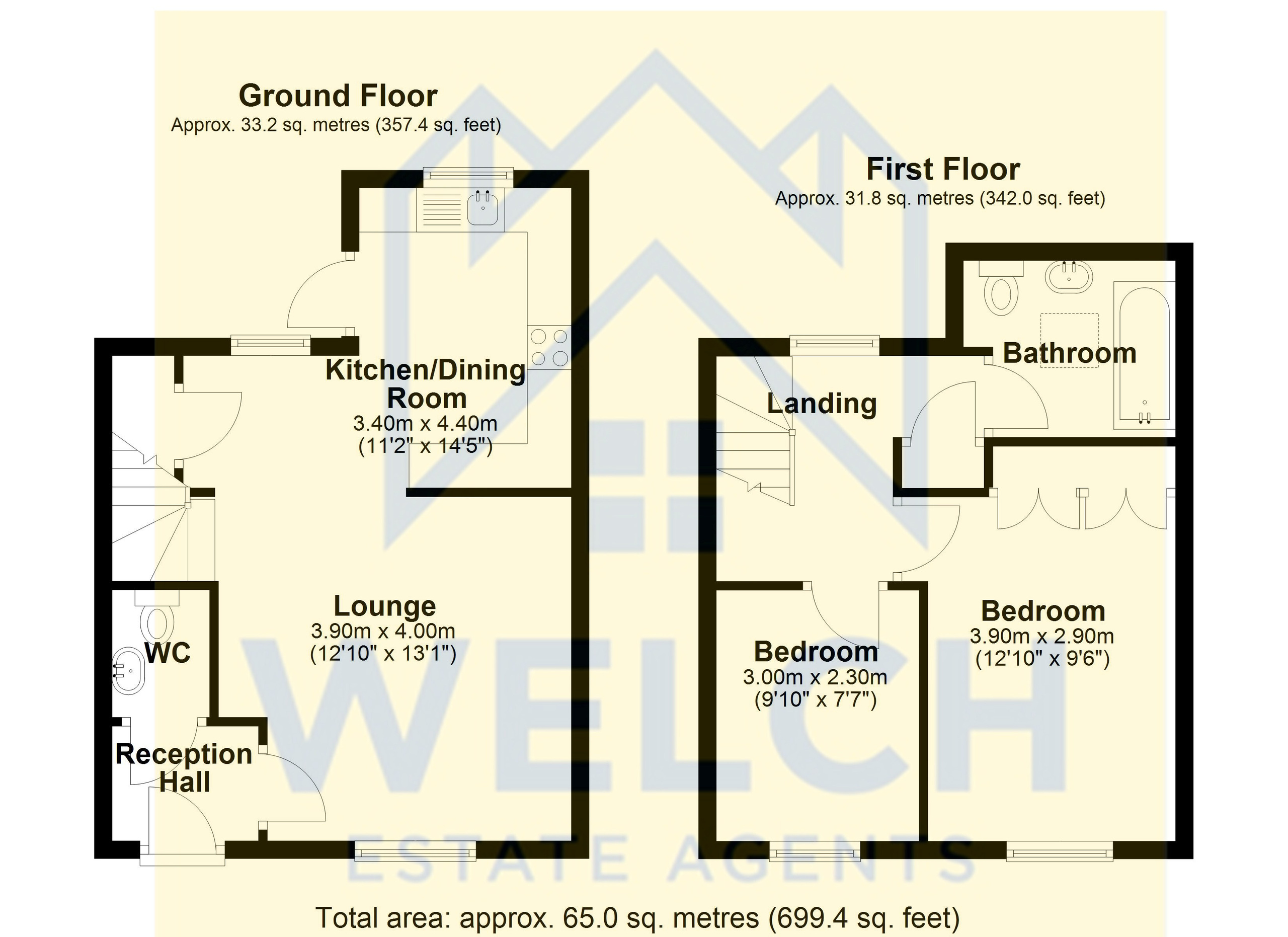 23 Cheshire Street, Market Drayton floorplan