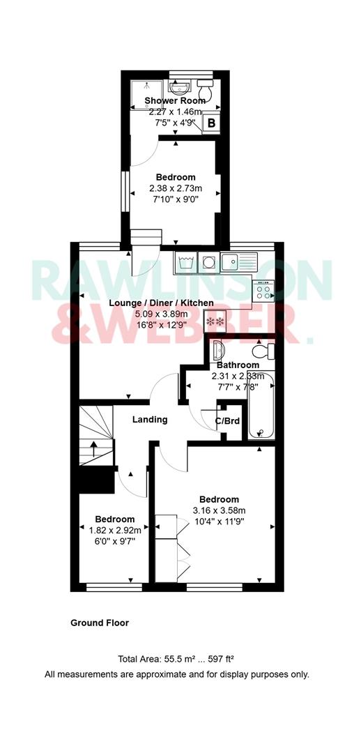 370A, Walton Road, West Molesey floorplan