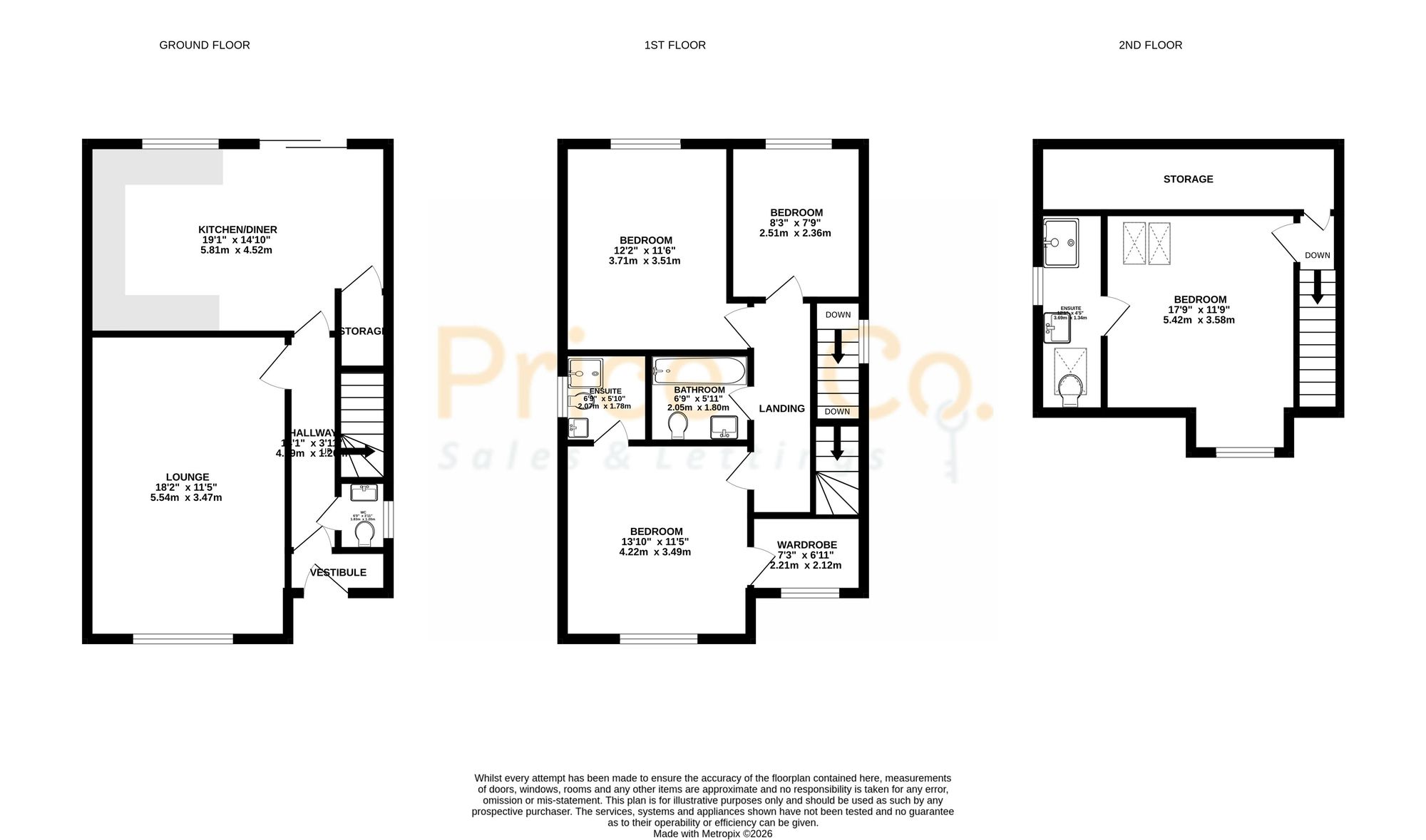 1 Kensington Grove, Westhoughton floorplan