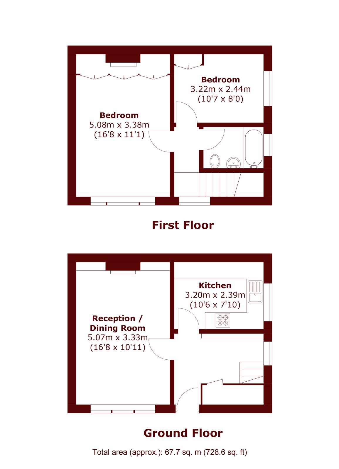 Carmichael Court, London floorplan