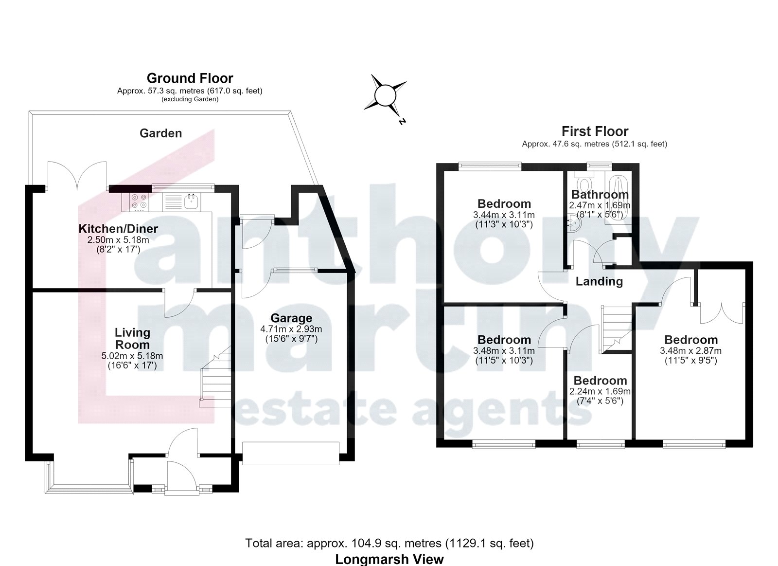 18, Longmarsh View, Dartford floorplan