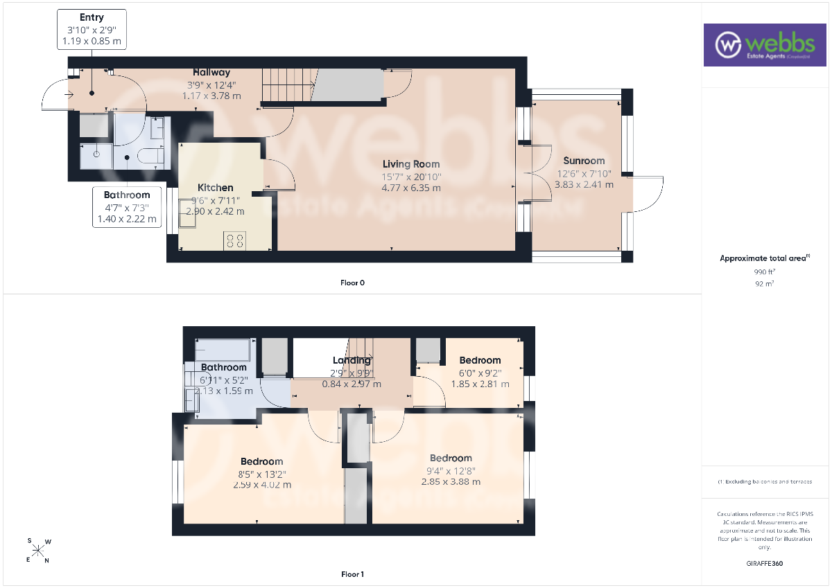 32 Charlwood, Croydon floorplan