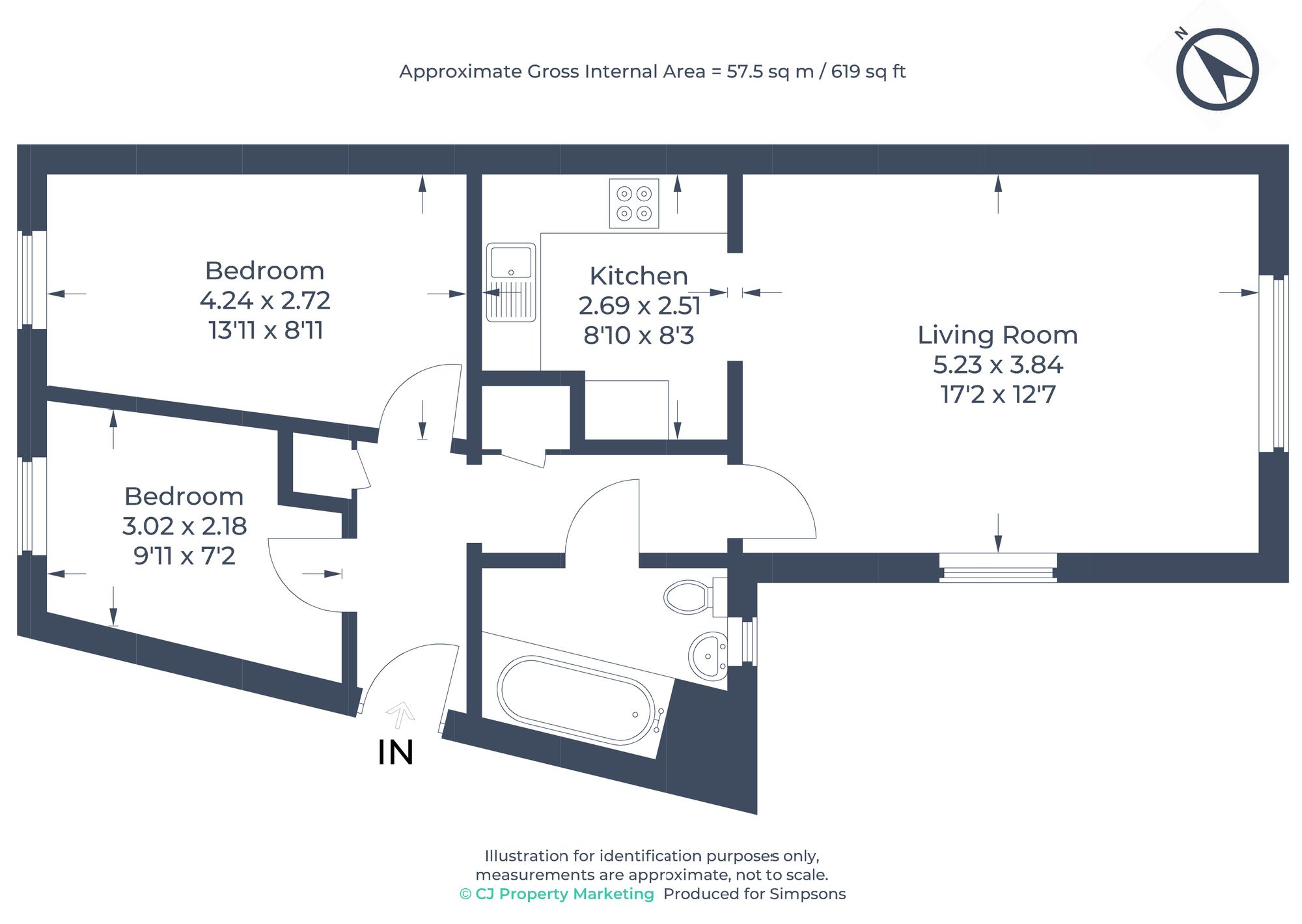 33 New Bridge Street, Witney floorplan