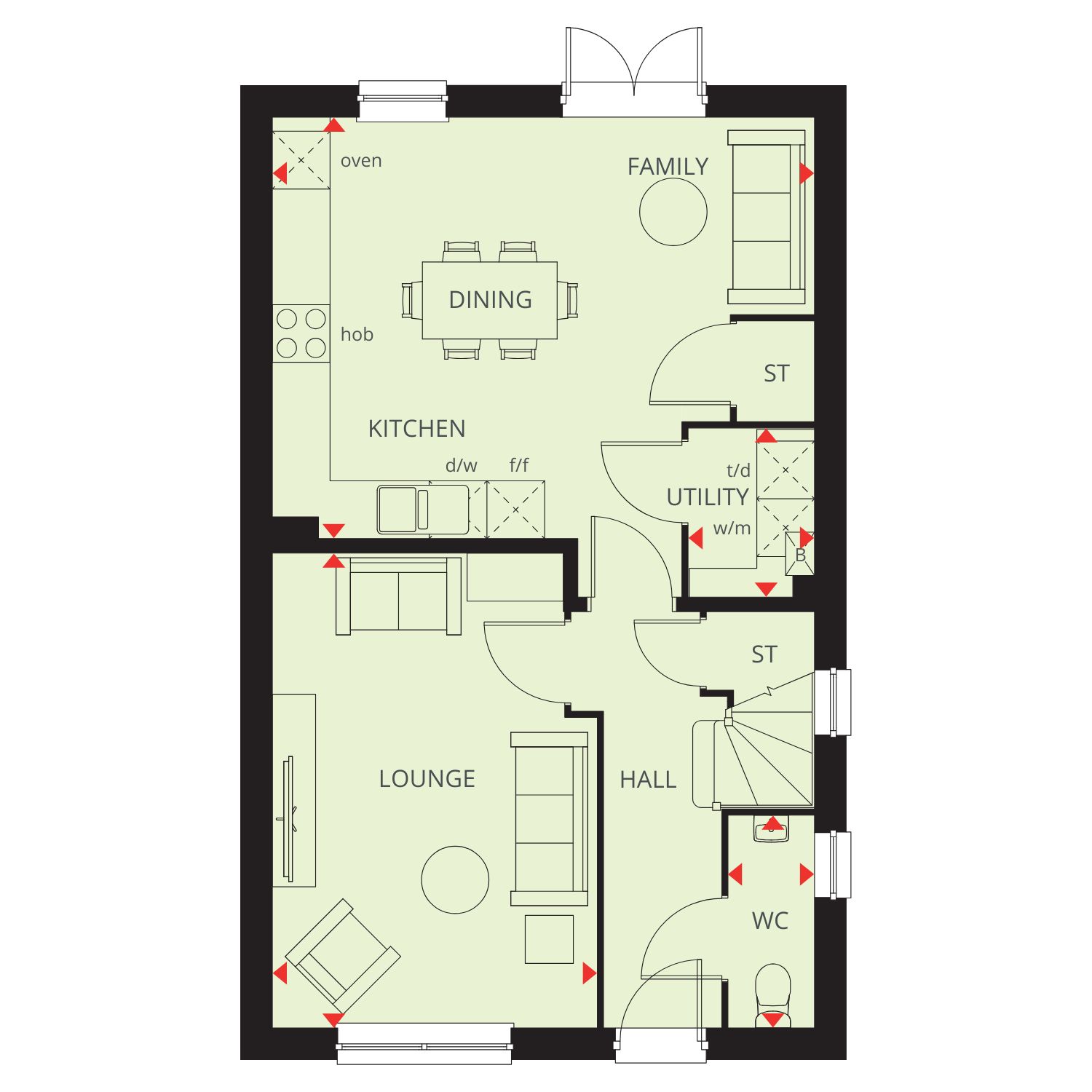 H8772228, Galena Drive, Niort Way, Wellingborough floorplan