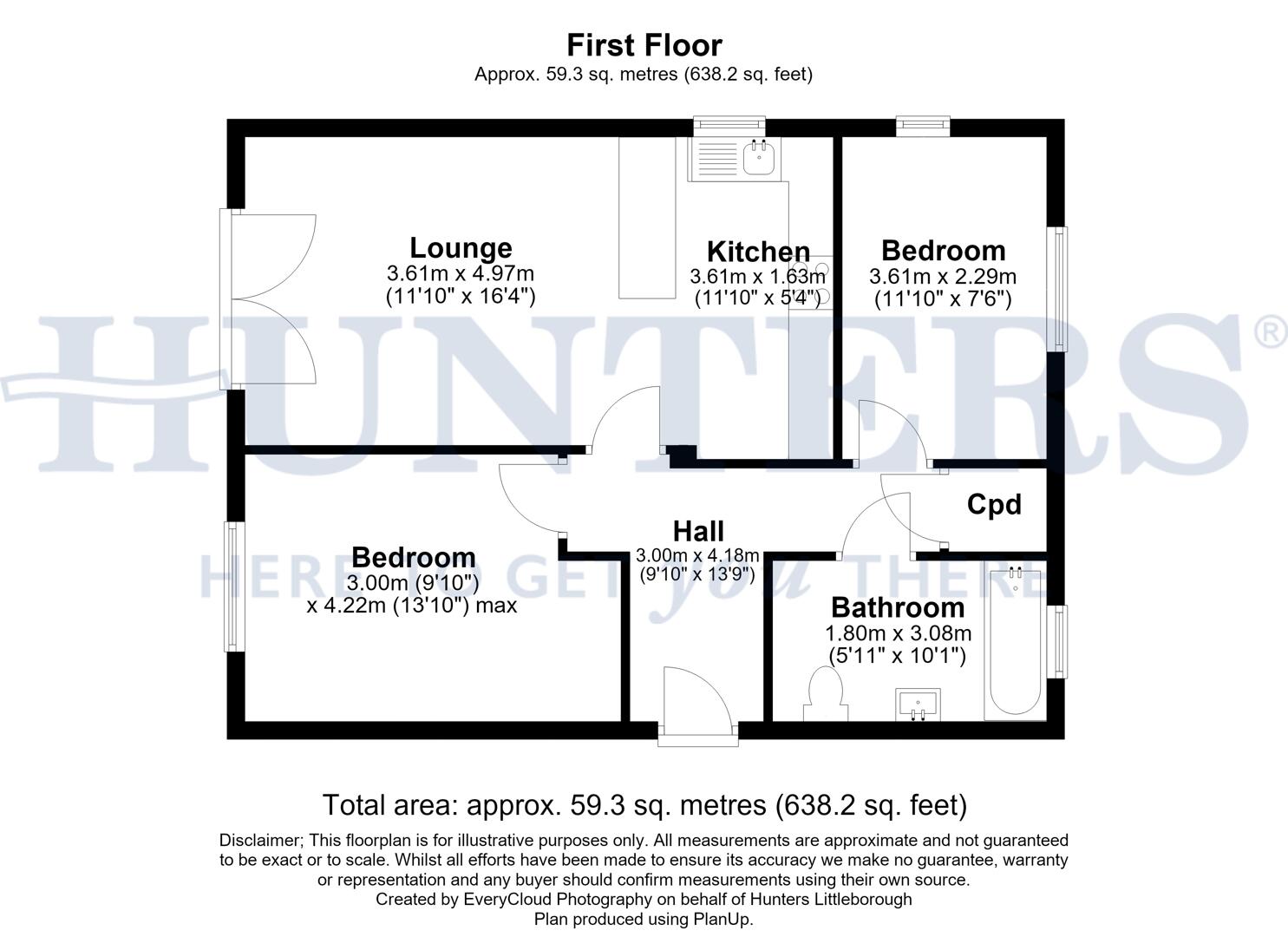 3 Rebecca Court, Harbour Lane, Milnrow floorplan