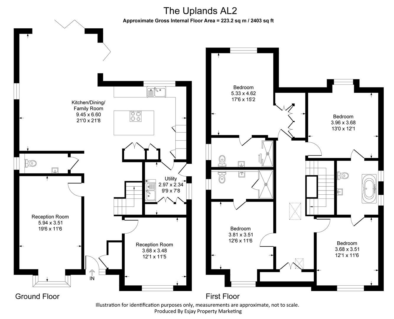 16, The Uplands, Bricket Wood floorplan