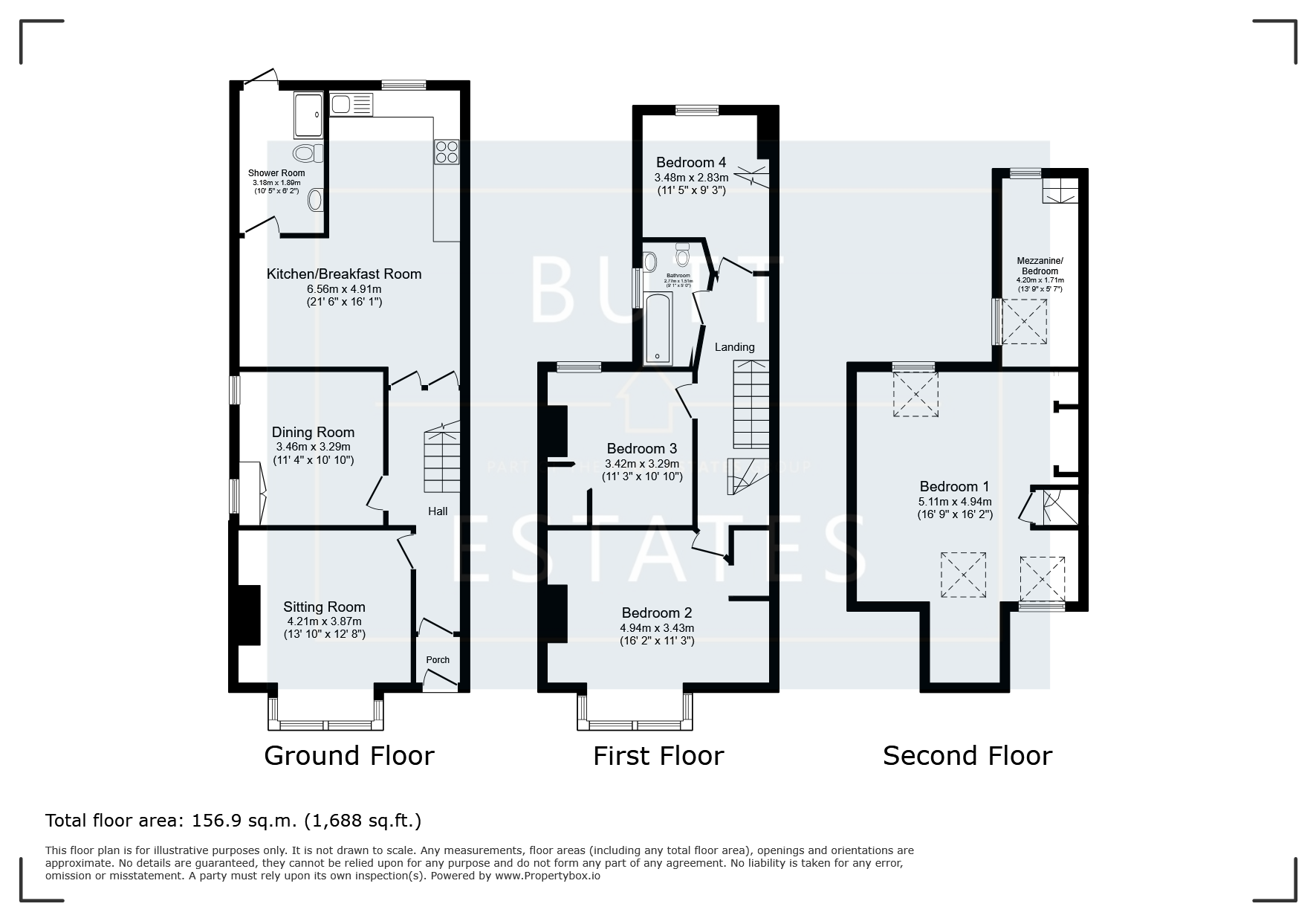 1 Clinton Avenue, Exeter floorplan
