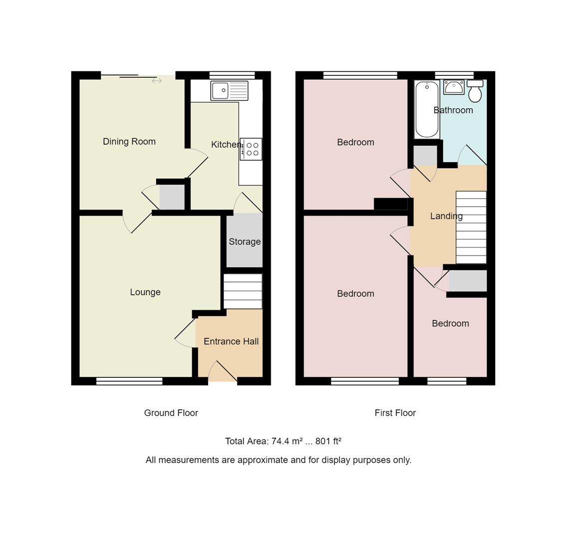 Knaves Hill, Leighton Buzzard LU7, 3 bedroom terraced house for sale