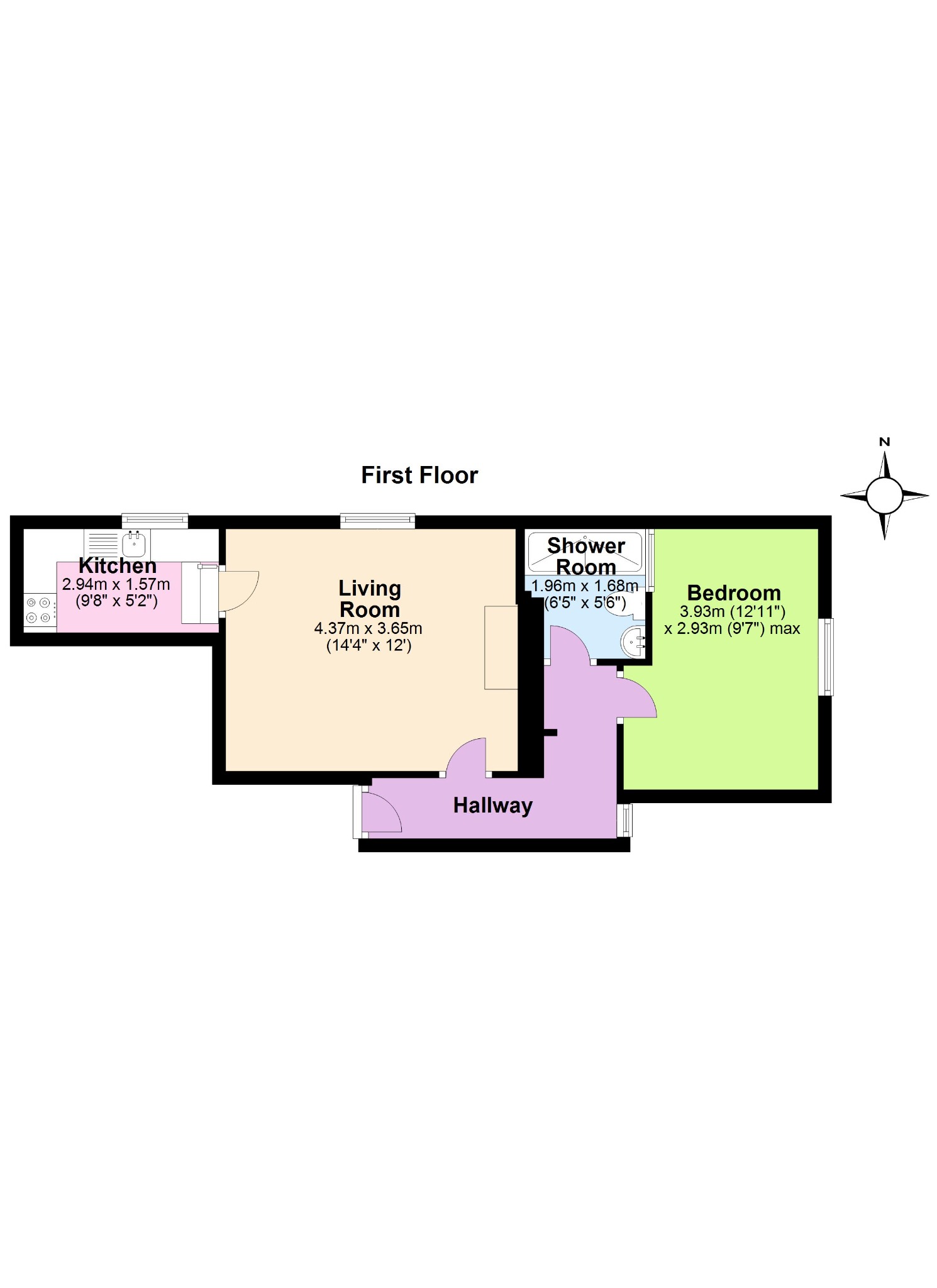 5 The Gables,, Victoria Avenue, Swanage floorplan