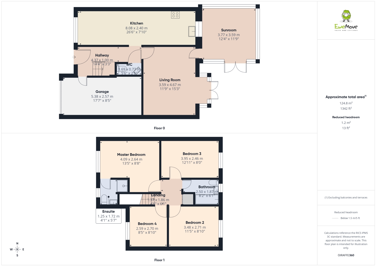 26, Merefield Way, Castleford floorplan