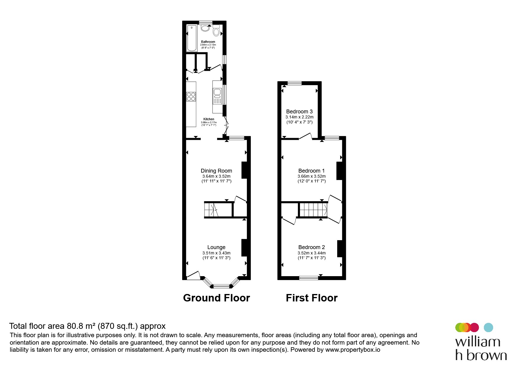 21, Marsh Walk, Wisbech floorplan