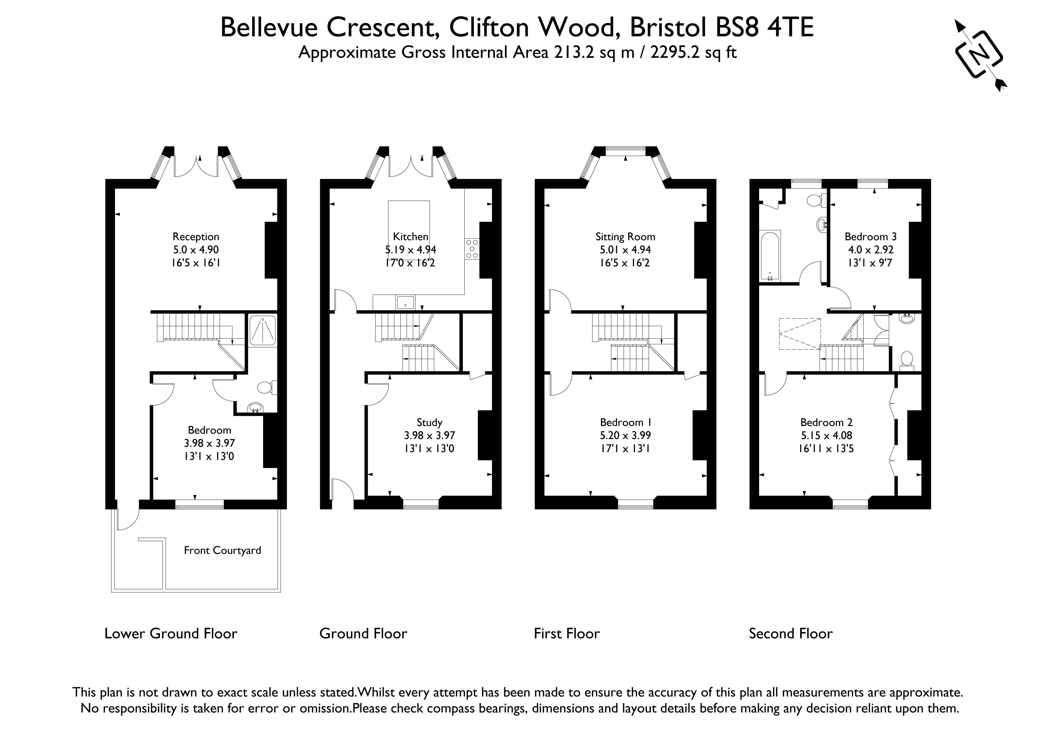 18, Bellevue Crescent, Bristol floorplan