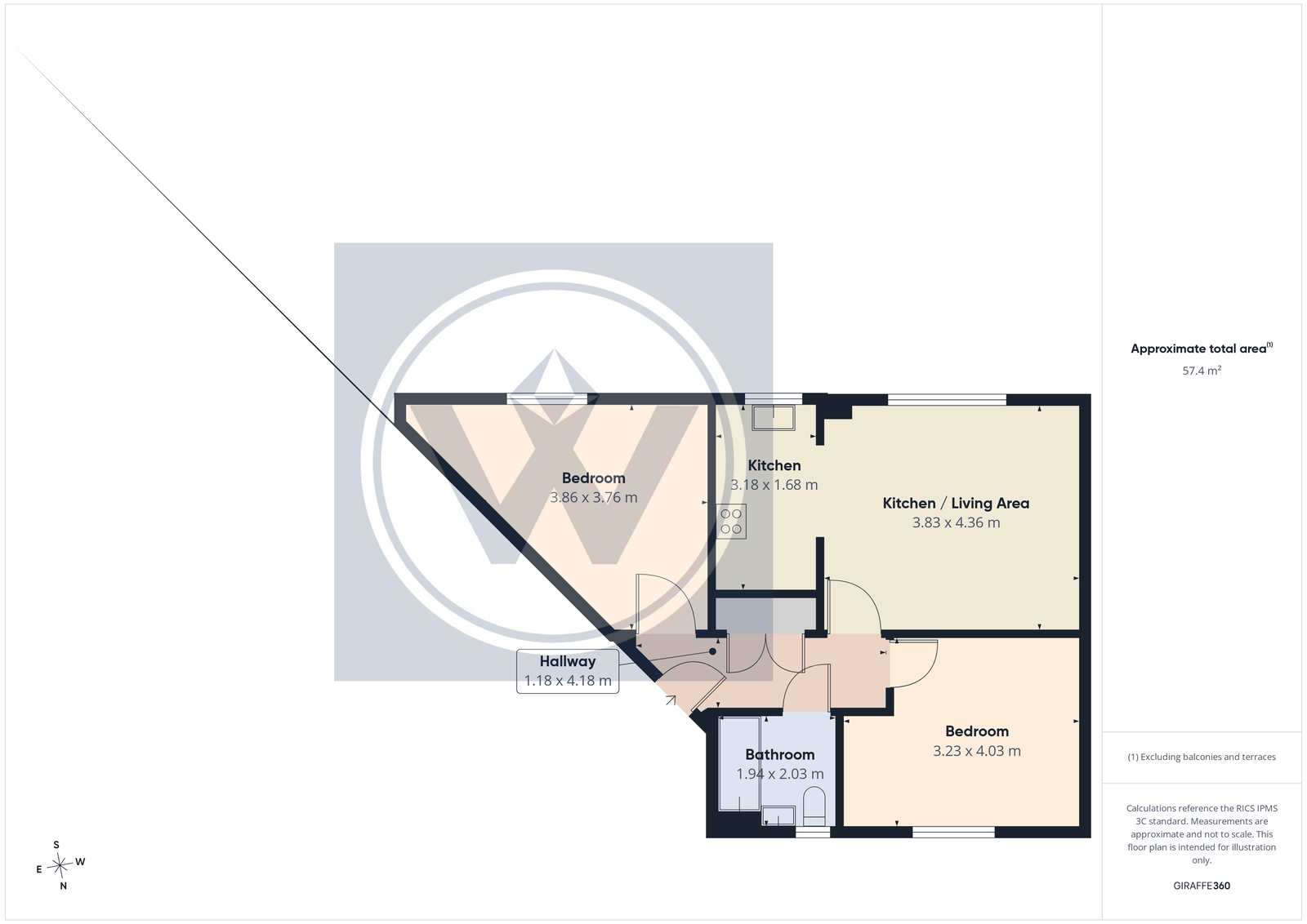 95,Flat 2, Plymouth Grove, Manchester floorplan