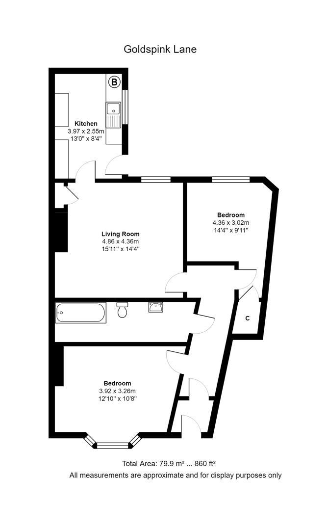 79, Goldspink Lane, Newcastle Upon Tyne floorplan