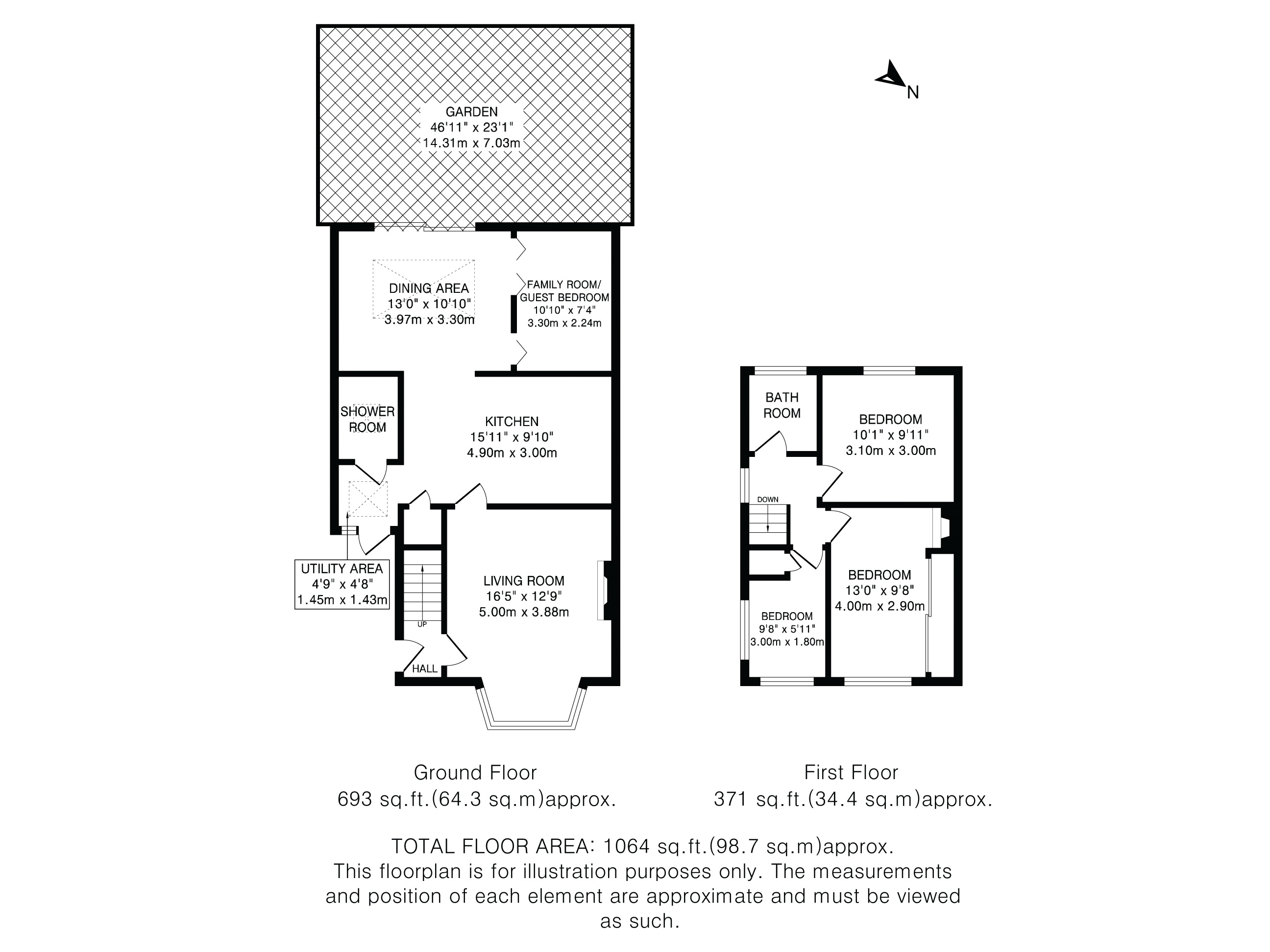 53, Newfields, Hertfordshire floorplan