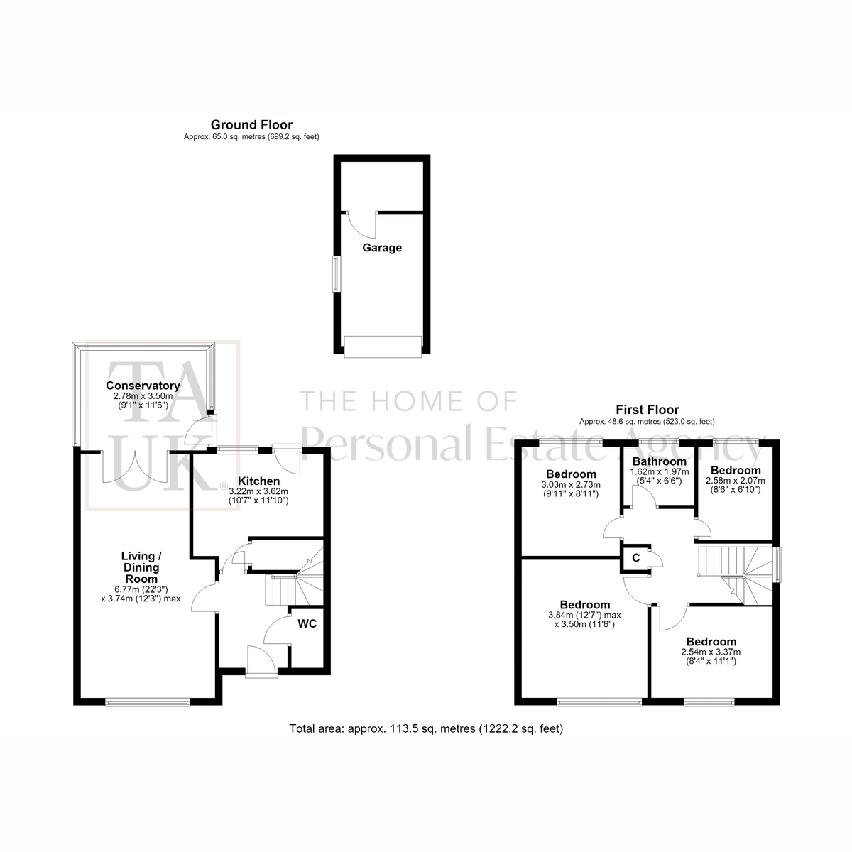 7, Beacon View, Marple floorplan