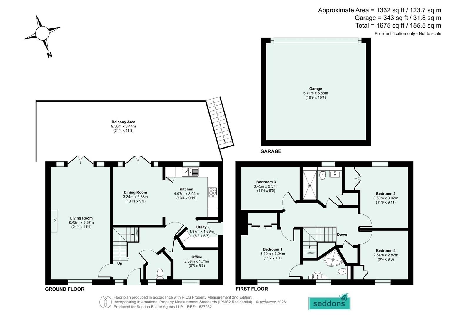 26, Rooks Way, Tiverton floorplan