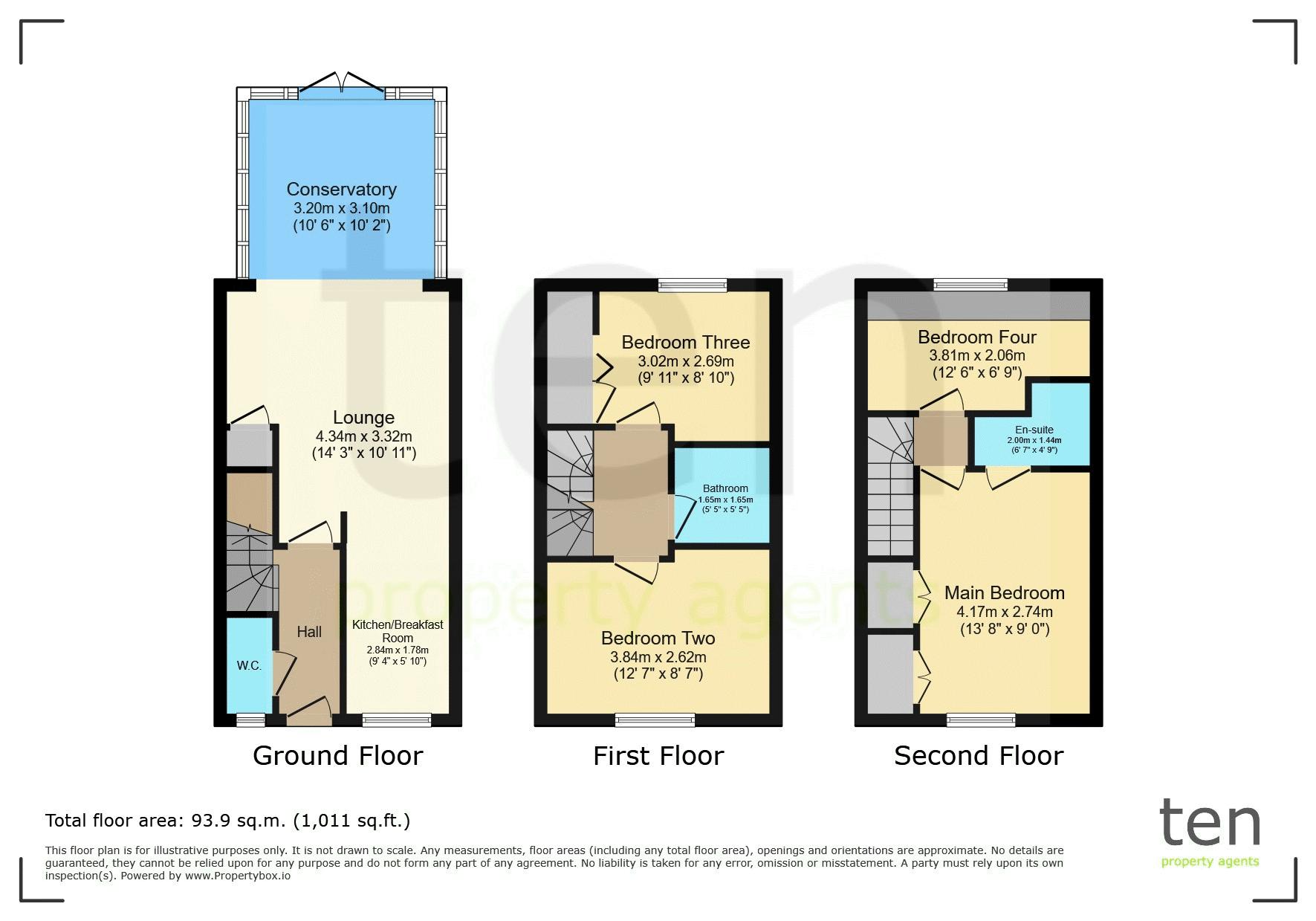 7, Parker Close, St. Neots floorplan