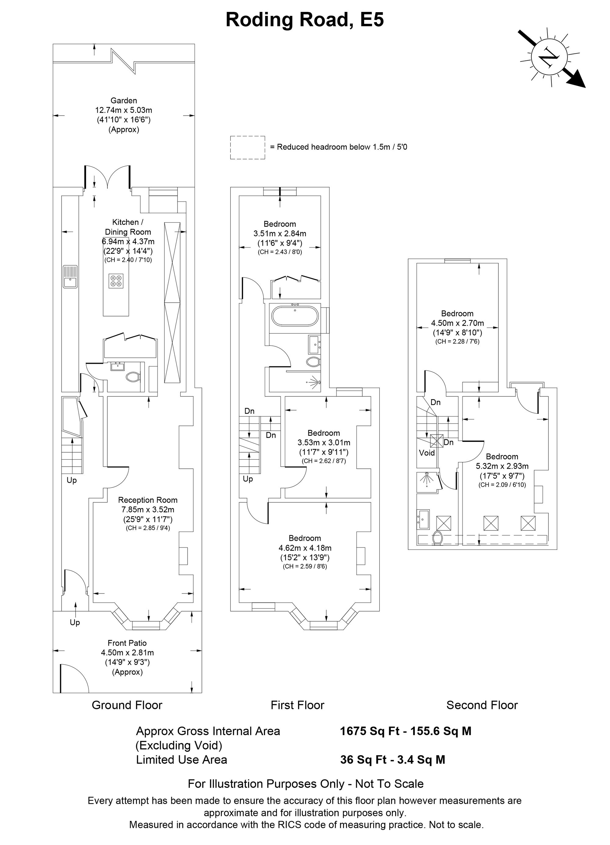 45 Roding Road, London floorplan