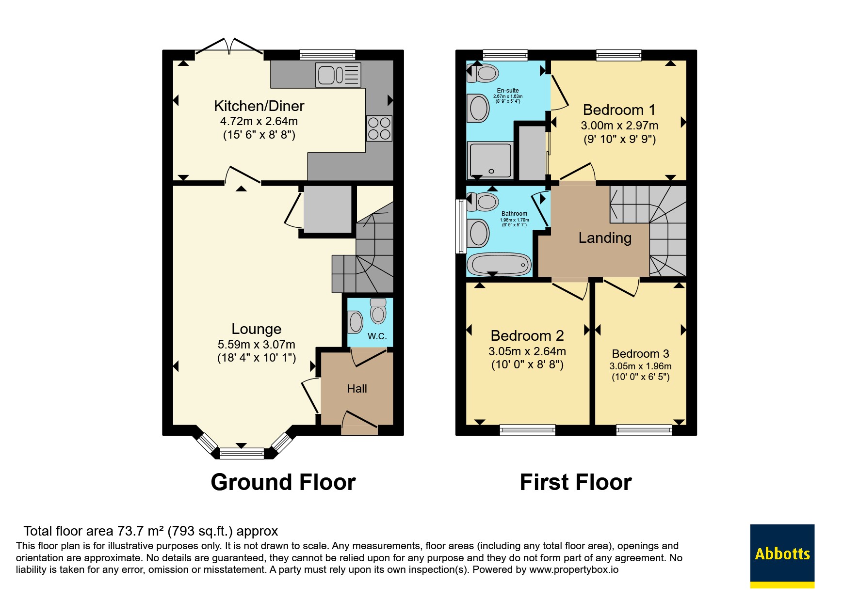 52, Delamore Drive, Cambridgeshire floorplan