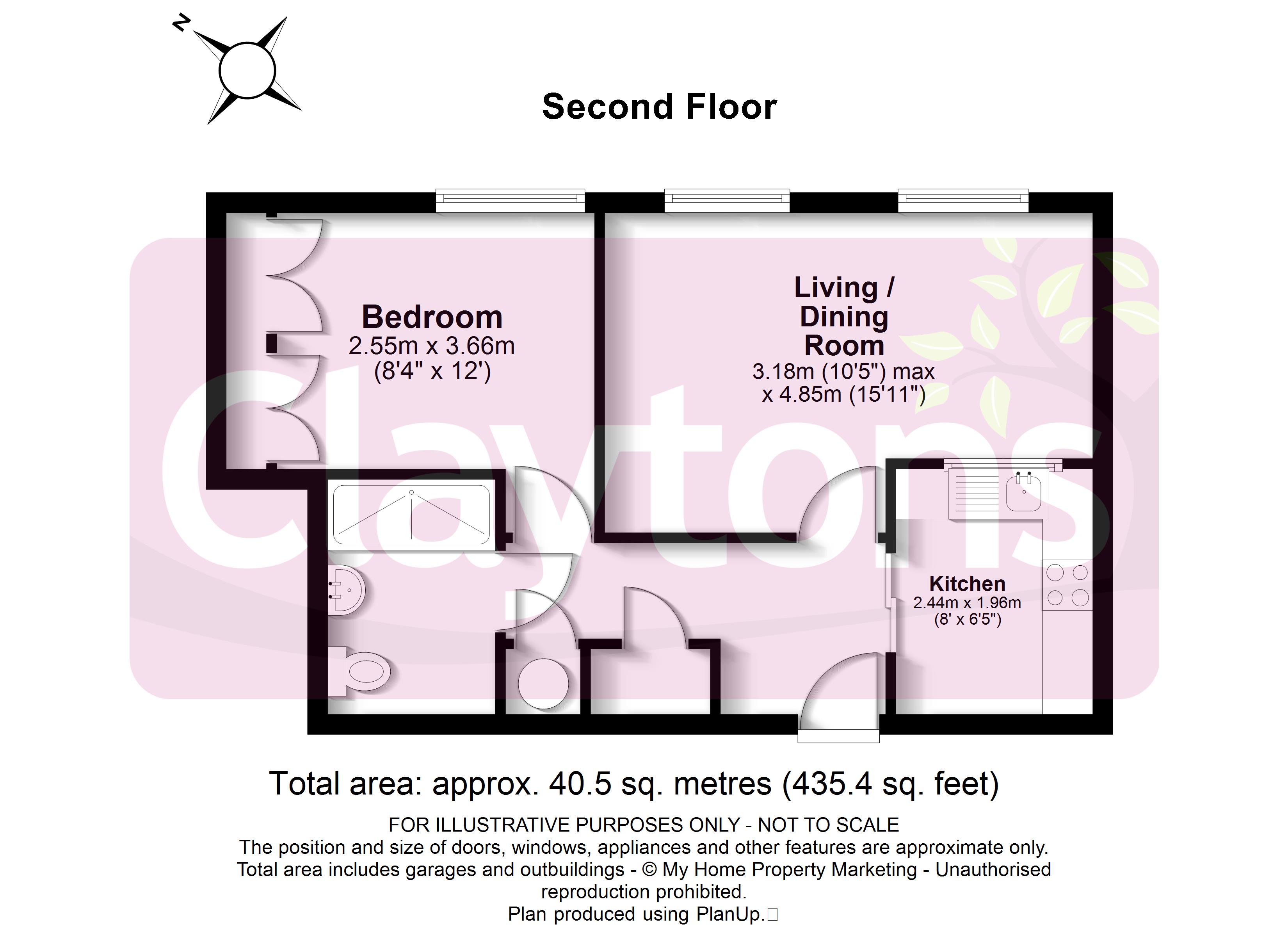 15 Breakspear Court, The Crescent, Abbots Langley floorplan