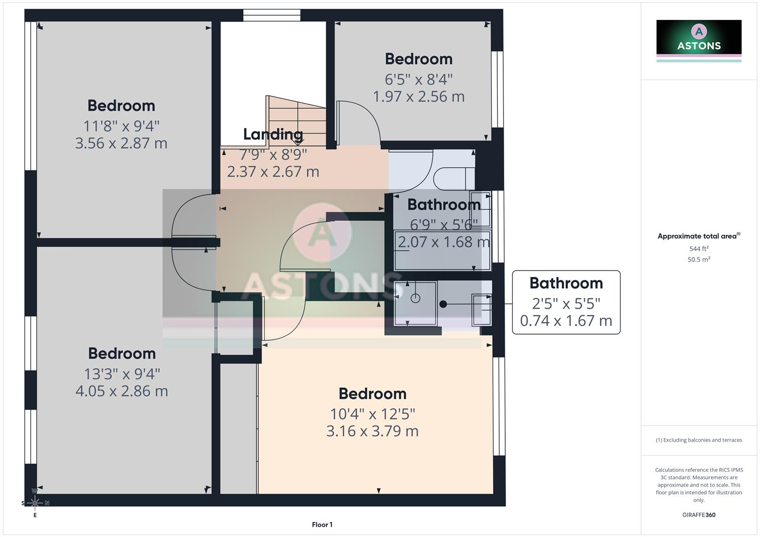 7, Byerley Way, Crawley floorplan