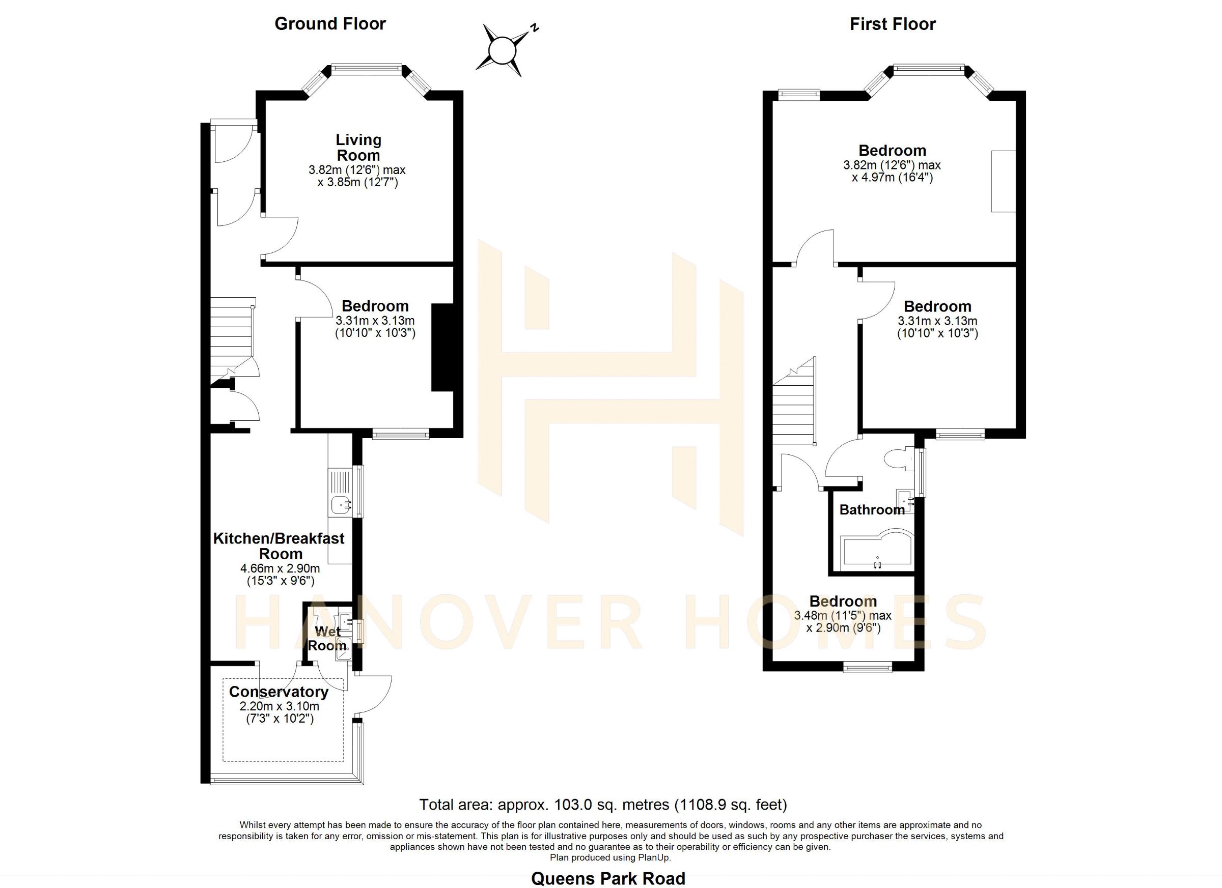 230 Queens Park Road, Brighton floorplan