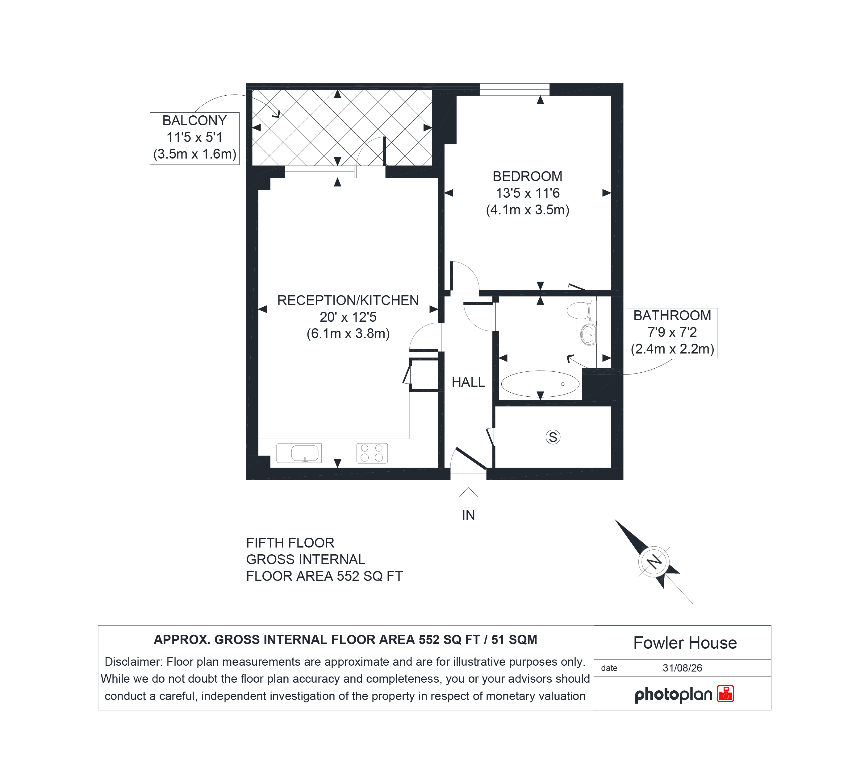 Fowler House, 9 Bowen Drive, Charlton, London floorplan
