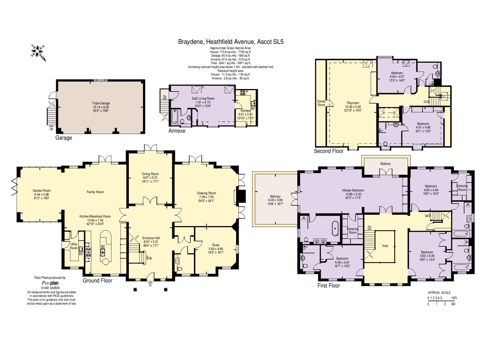 6 Bedrooms Detached house to rent in Heathfield Avenue, Ascot SL5