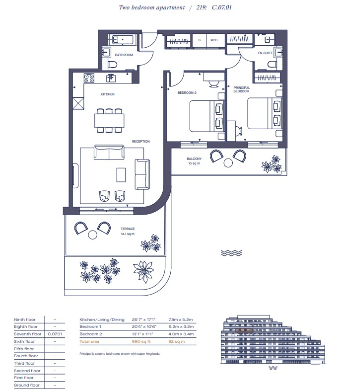 Chelsea Riverview, Chelsea, SW6, Chelsea Riverview, Chelsea, SW6, London floorplan