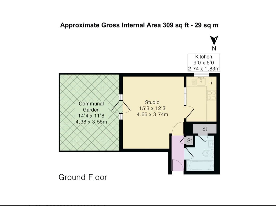 45, Celestial Gardens, London floorplan