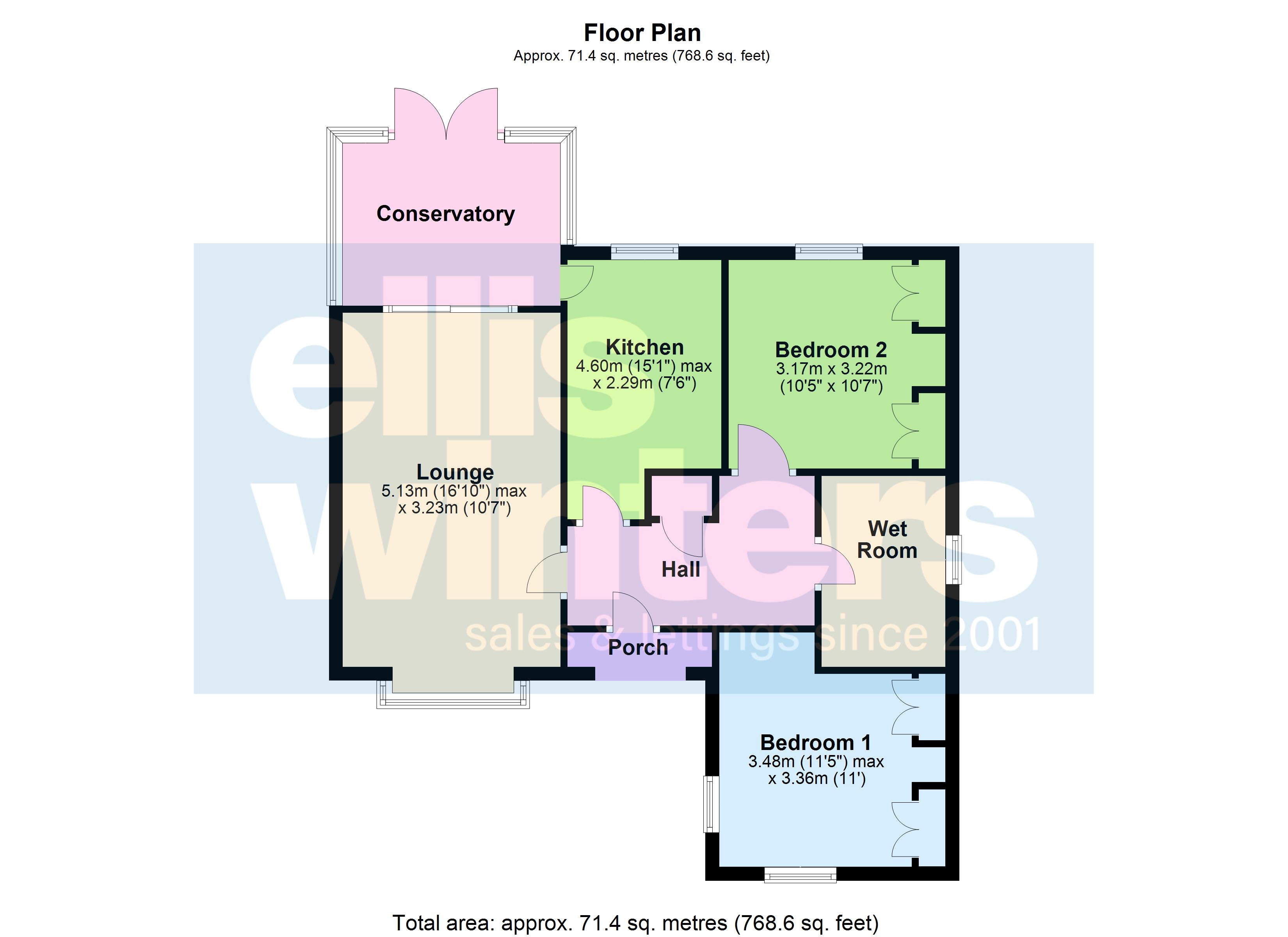 31, Olivers Way, March floorplan