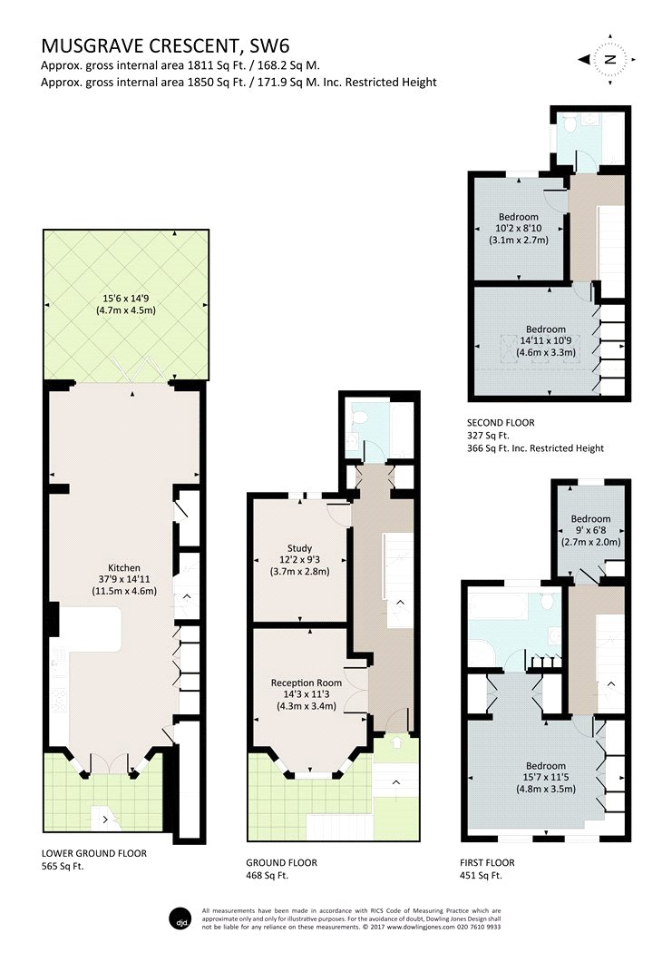 5 Bedrooms Terraced house to rent in Musgrave Crescent, London SW6