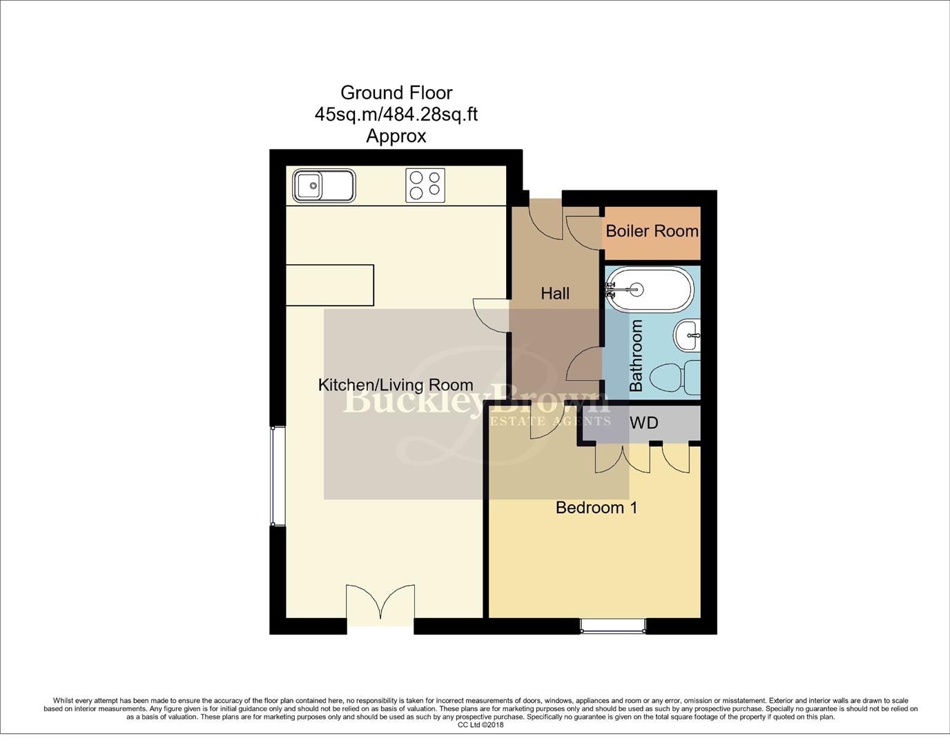 47 Stockwell House, Chaucer Street, Mansfield floorplan
