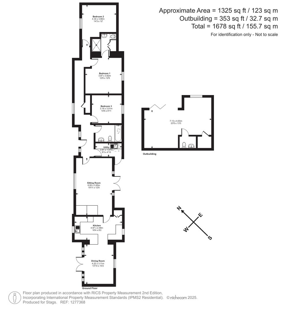 The Old Barn, Wickets Beer, Yeovil floorplan