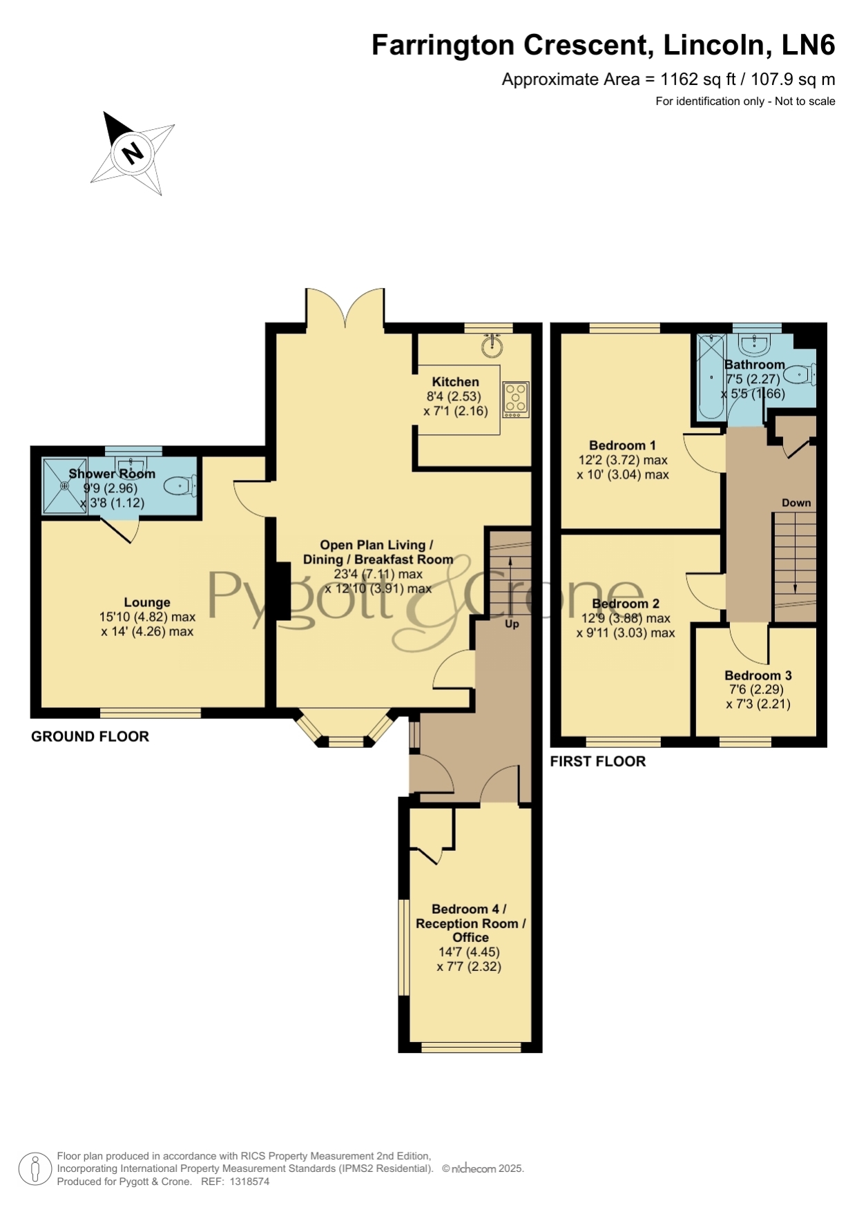 21, Farrington Crescent, Lincoln floorplan