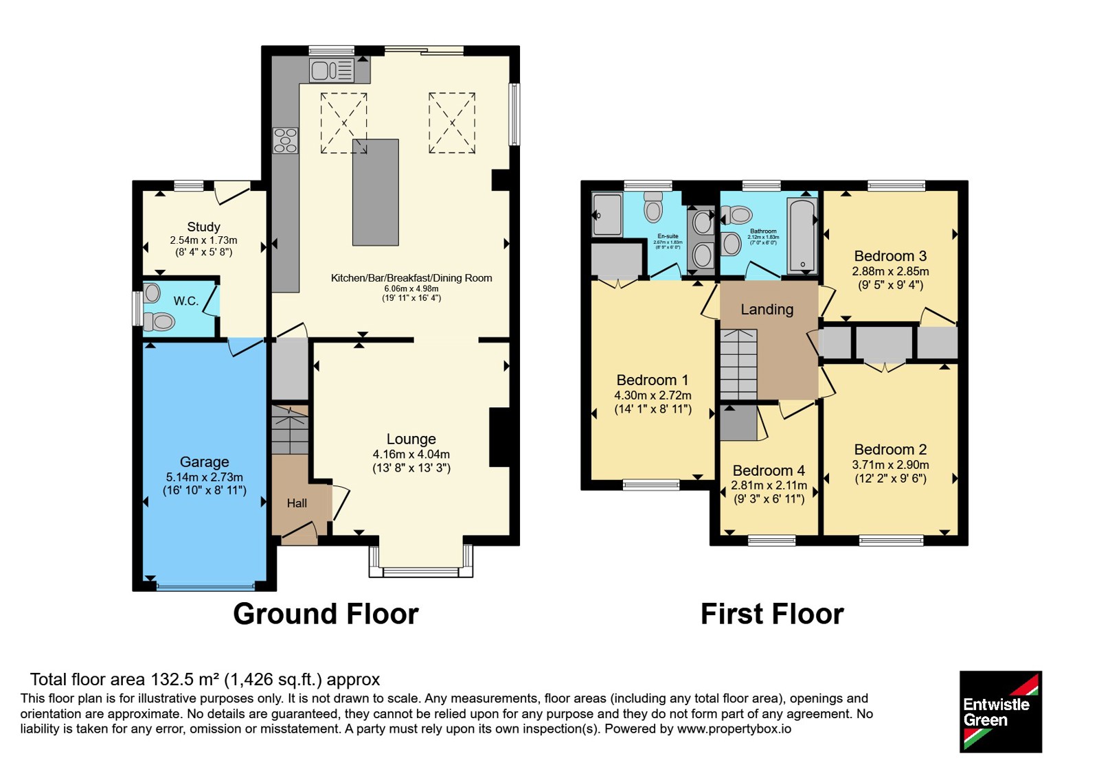 95, Fernleigh, Lancashire floorplan