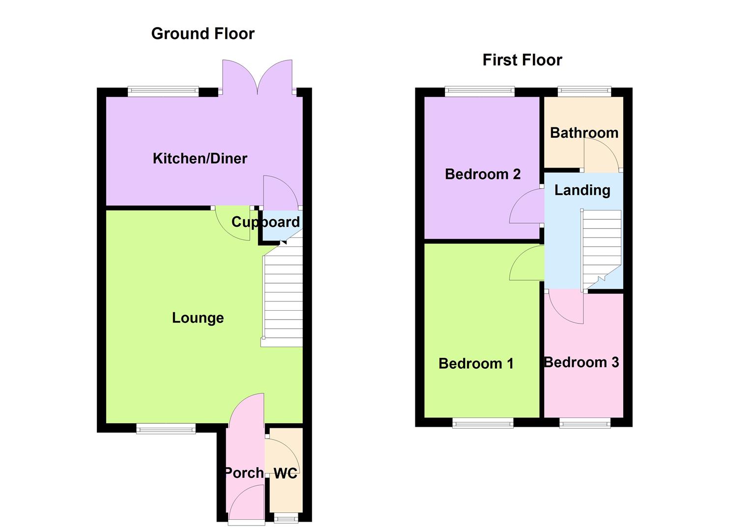 86, New Street, Earl Shilton floorplan