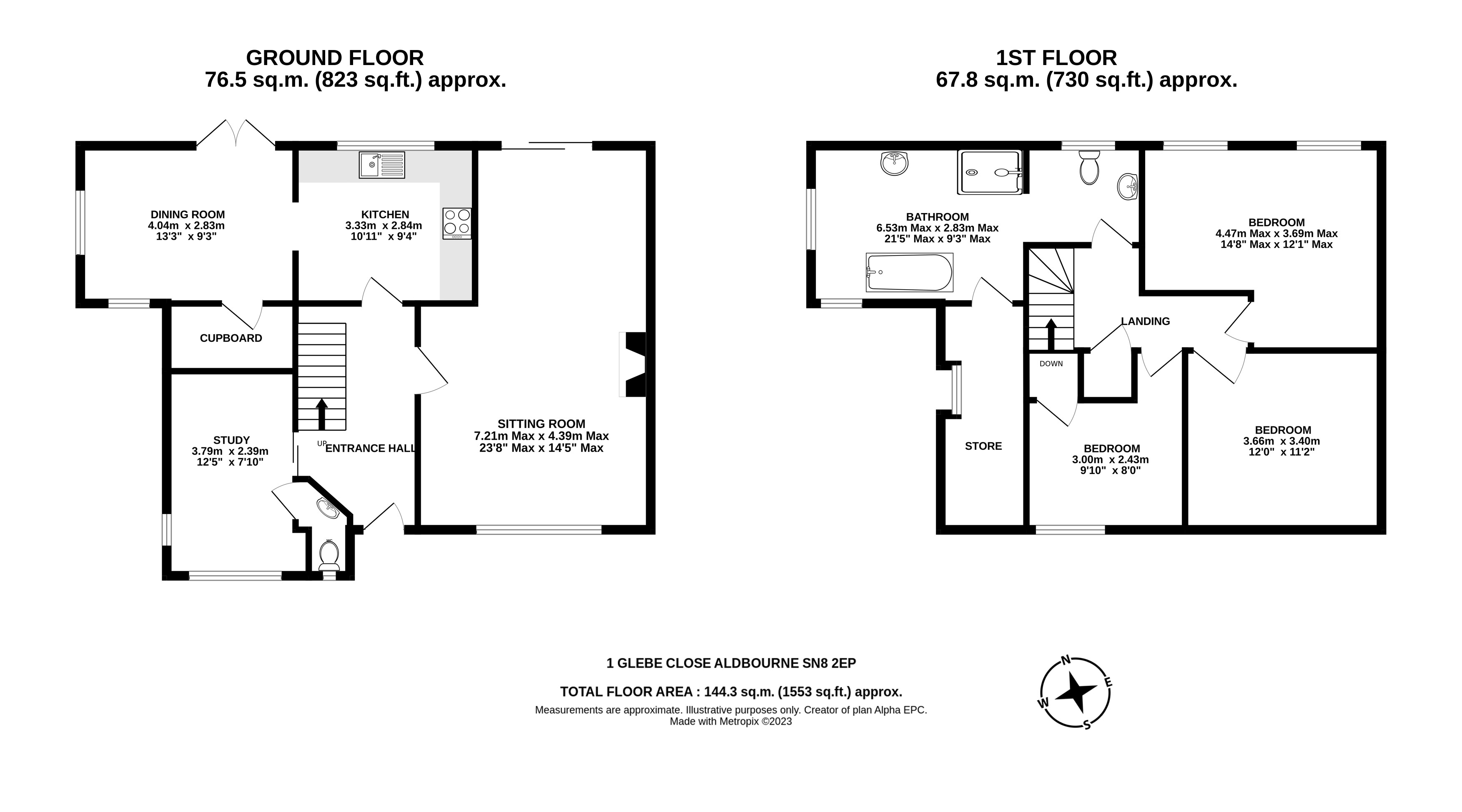 Glebe Close, Aldbourne, Marlborough, Wiltshire SN8, 3 bedroom semidetached house for sale