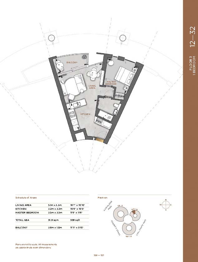 1 Bedrooms Flat for sale in Gasholders Building, 1 Lewis Cubitt Square N1C