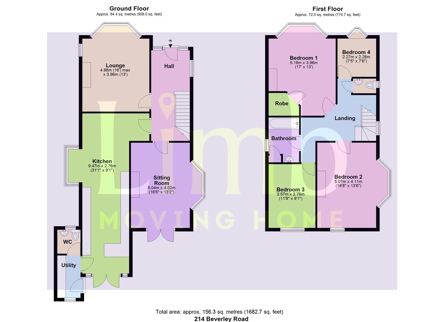 214, Beverley Road, Kirk Ella floorplan