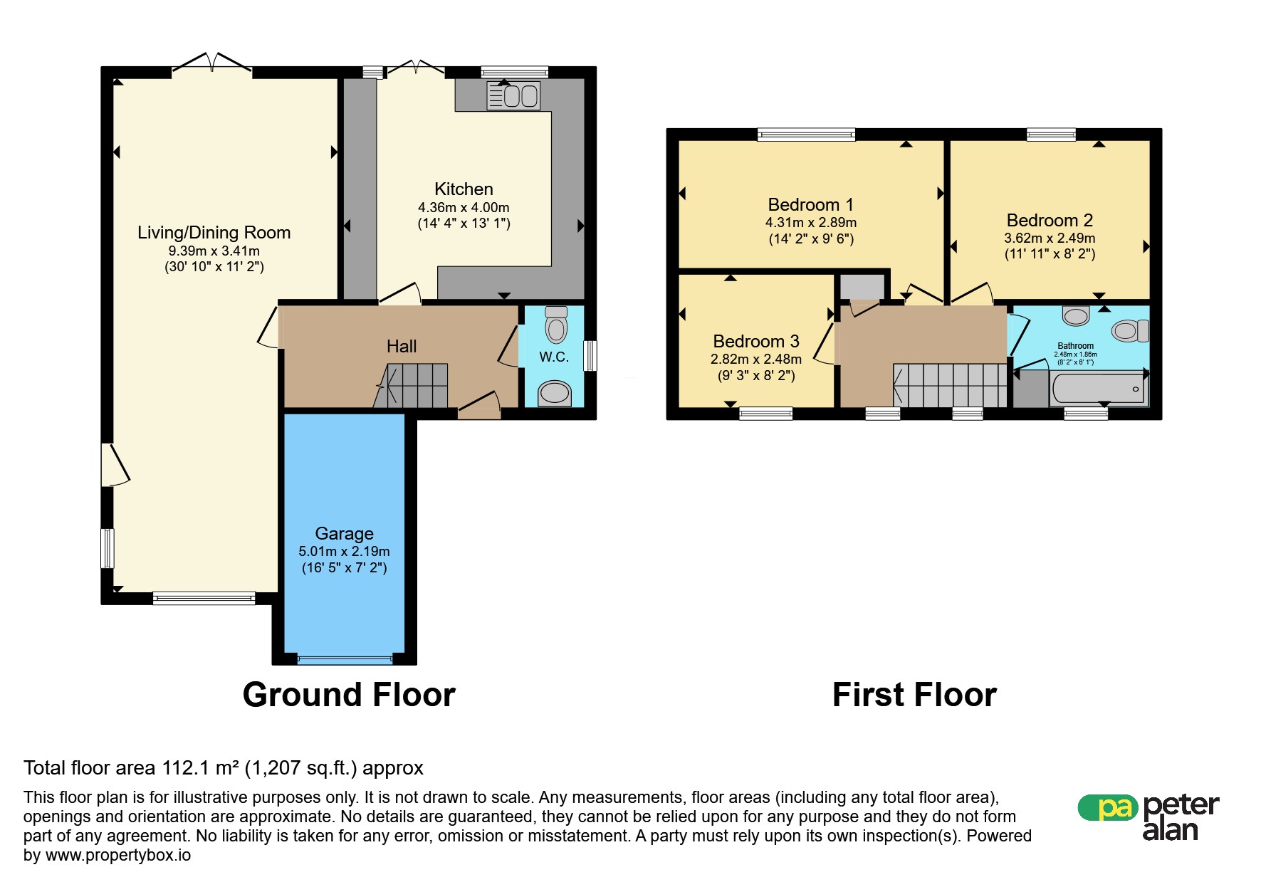 134, Mill View Estate, Maesteg floorplan