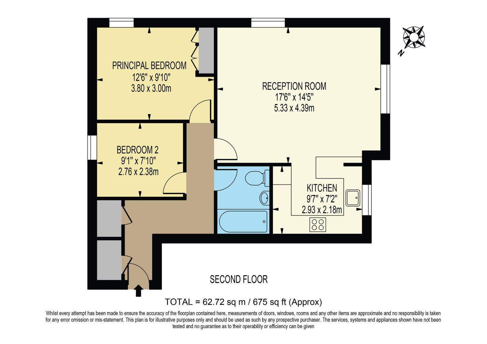 16, Rembrandt Court, Ewell floorplan