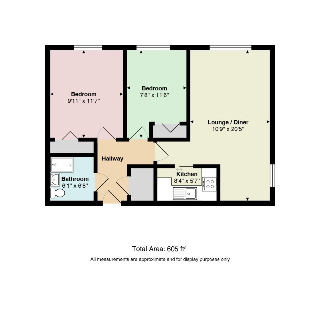 27, Laburnham Court, Millstream Way, Leighton Buzzard floorplan
