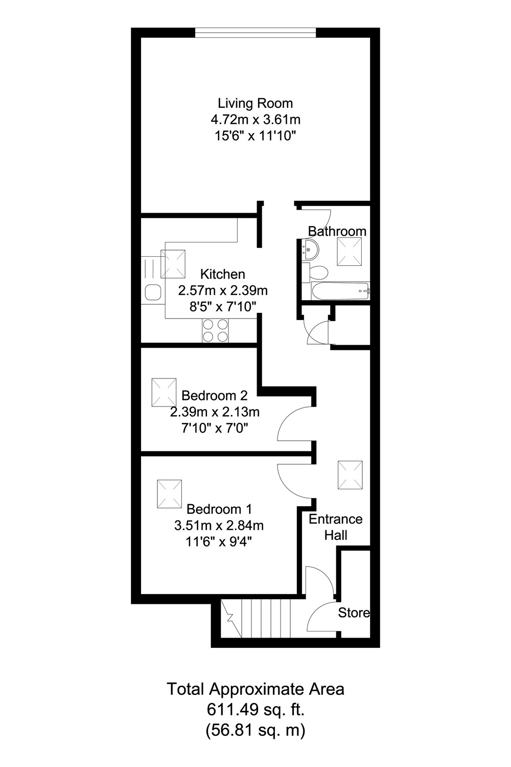 Crossways Road, Grayshott, Hindhead GU26, 2 bedroom flat for sale