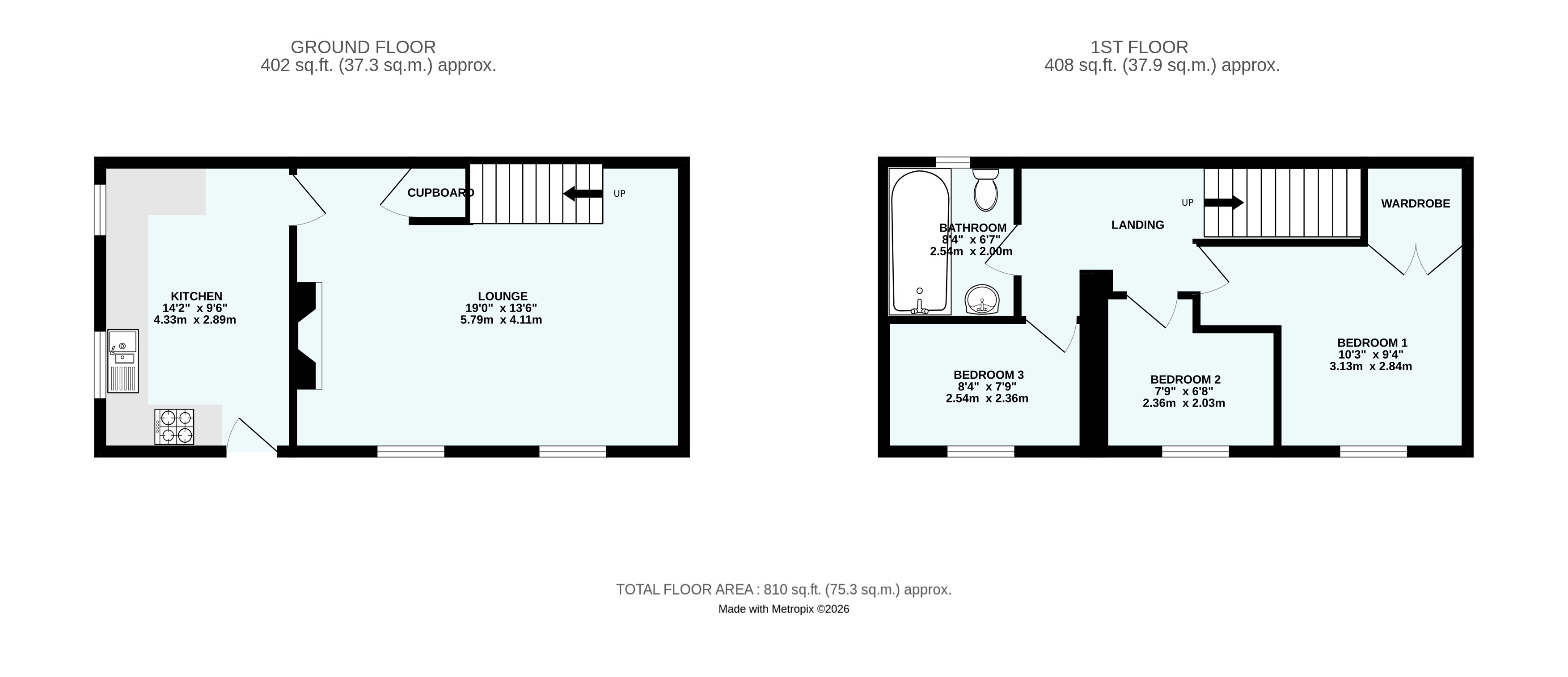 15B,, Church Street, Cornwall floorplan